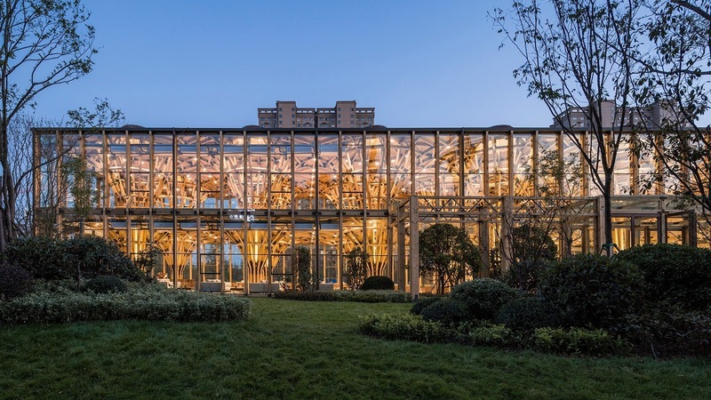 Dossier de presse | 1124-26 - Communiqué de presse | WINWAN Live 2019: World Architecture News Winners - Haymarket Media Group - World Architecture News - Évènement + Exposition - Longfu Life Experience Centre, LUO Studio - Crédit photo : LUO Studio. Lu Yujie, Wang Xiaoto, Wei Wenjing, Jin Weiqui