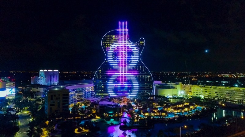 Press kit | 4222-01 - Press release | Grand Opening of The First Guitar-Shaped Hotel in the World - Float4 - Multimedia Design - Photo credit: Credit: DCL