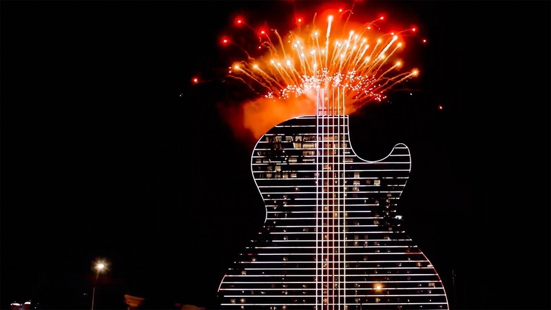 Press kit | 4222-01 - Press release | Grand Opening of The First Guitar-Shaped Hotel in the World - Float4 - Multimedia Design - Photo credit: Credit: DCL