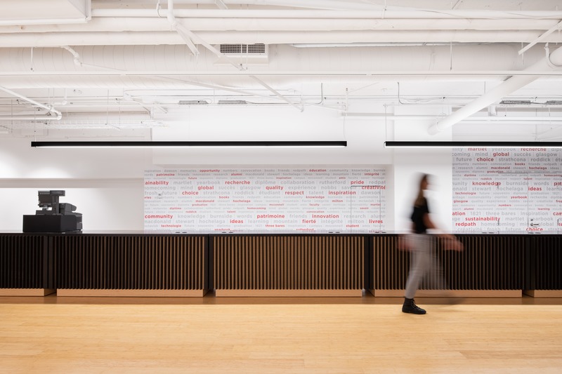 Press kit | 1057-09 - Press release | Le James - McGill University Bookstore - KANVA - Commercial Architecture - Photo credit: David Boyer