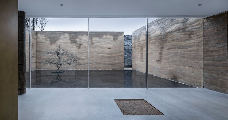 Dossier de presse | 4181-01 - Communiqué de presse | Greentown Yiwu Peach Blossom Land Living Experience Centre - Hangzhou 9M Architectural Design Co., Ltd. - Évènement + Exposition - Large Glass Wall - Crédit photo : Li Yao