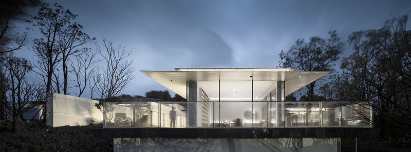 Dossier de presse | 4181-01 - Communiqué de presse | Greentown Yiwu Peach Blossom Land Living Experience Centre - Hangzhou 9M Architectural Design Co., Ltd. - Évènement + Exposition - VIP Rest Hall - Crédit photo : Li Yao