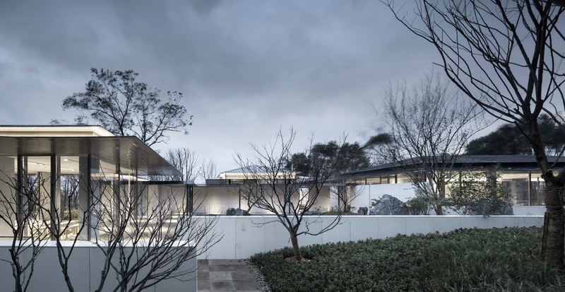 Dossier de presse | 4181-01 - Communiqué de presse | Greentown Yiwu Peach Blossom Land Living Experience Centre - Hangzhou 9M Architectural Design Co., Ltd. - Évènement + Exposition - Forest Experience Hall - Crédit photo : Li Yao