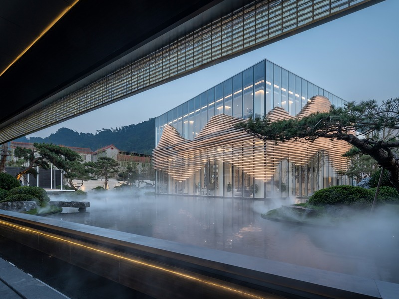 Dossier de presse | 4150-01 - Communiqué de presse | Shanxiao Sales Pavilion, Chongqing - aoe - Architecture commerciale - Crédit photo : Huang Ligang