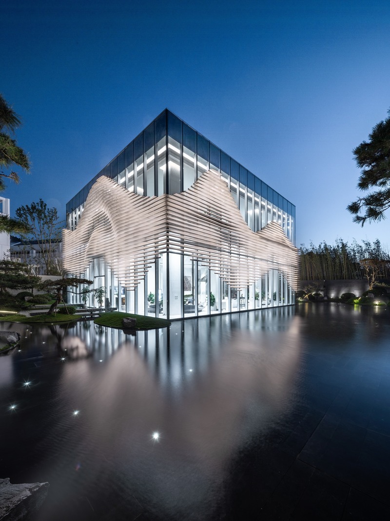 Dossier de presse | 4150-01 - Communiqué de presse | Shanxiao Sales Pavilion, Chongqing - aoe - Architecture commerciale - Crédit photo : Huang Ligang