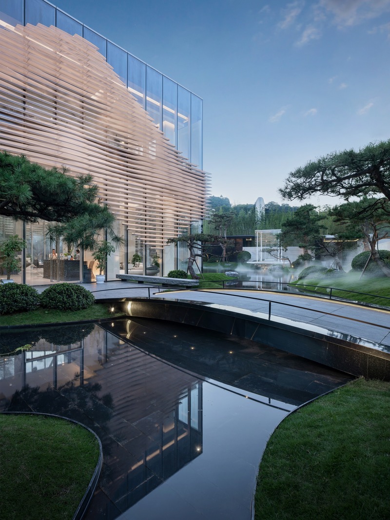 Dossier de presse | 4150-01 - Communiqué de presse | Shanxiao Sales Pavilion, Chongqing - aoe - Architecture commerciale - Crédit photo : Huang Ligang