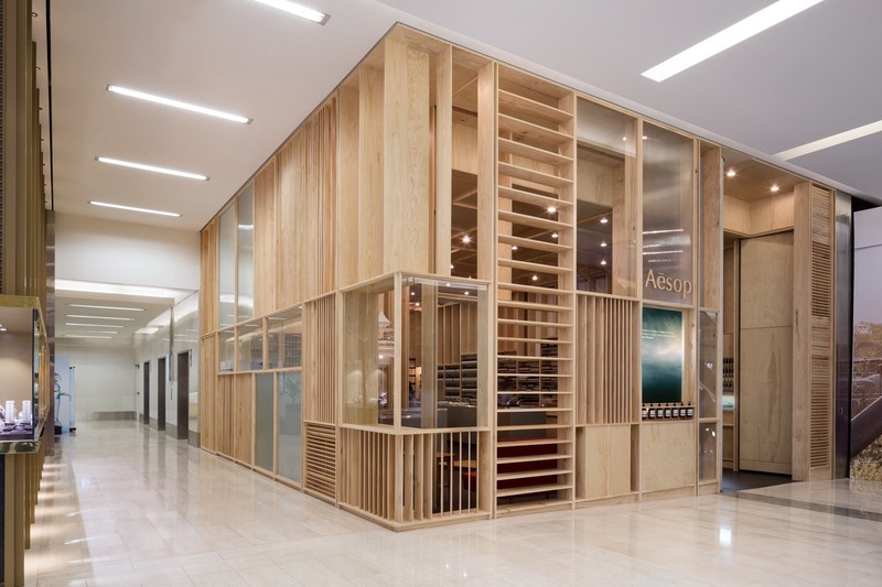Dossier de presse | 661-55 - Communiqué de presse | INSIDE World Festival of Interiors Announces Day One Winners from RAI Amsterdam - Inside World Festival of Interiors - Concours - Aesop Bondi Junction Signature Store by mlkk studio  - Crédit photo : Courtesy of Aesop