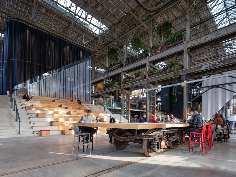 Dossier de presse | 661-56 - Communiqué de presse | INSIDE World Festival of Interiors Announces Day Two Winners from RAI Amsterdam - Inside World Festival of Interiors - Concours - LocHal by Mecanoo architecten - Crédit photo : Ossip Architectuurfotografie