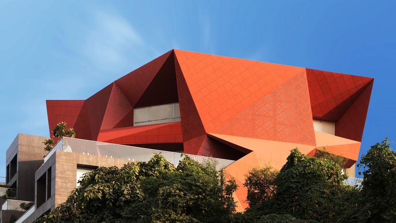 Dossier de presse | 1432-06 - Communiqué de presse | Stellar - Sanjay Puri Architects - Architecture commerciale - Private Office View A - Crédit photo : Mr. Abhishek Shah