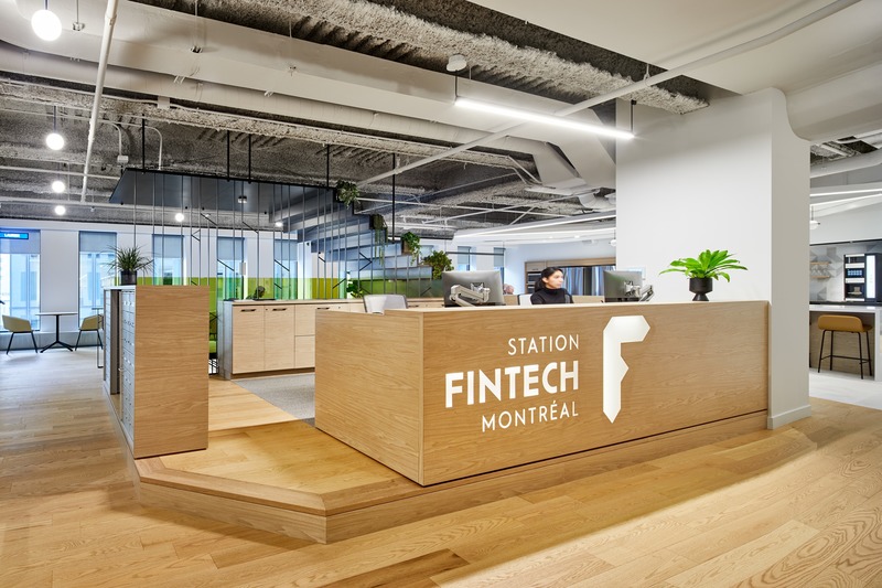 Press kit | 1195-02 - Press release | The Montreal FinTech Station: Fertile grounds for innovation at Place Ville-Marie - VAD. - Commercial Interior Design - Photo credit: Phil Bernard