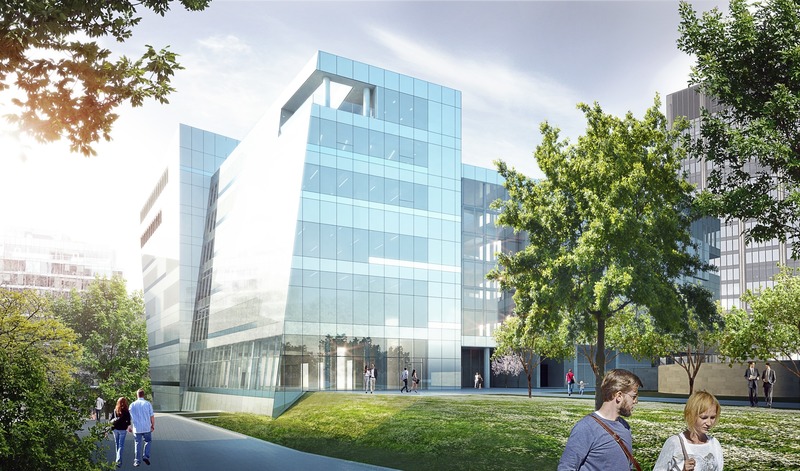 Press kit | 952-25 - Press release | A New Downtown Building for HEC Montréal - Provencher_Roy - Institutional Architecture - View from René Lévesque Blvd.  - Photo credit: Provencher_Roy