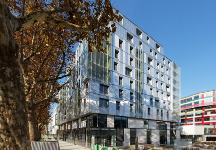 Dossier de presse | 1008-03 - Communiqué de presse | ZAC Claude Bernard - Dietmar Feichtinger Architectes - Architecture résidentielle - Crédit photo : David Boureau