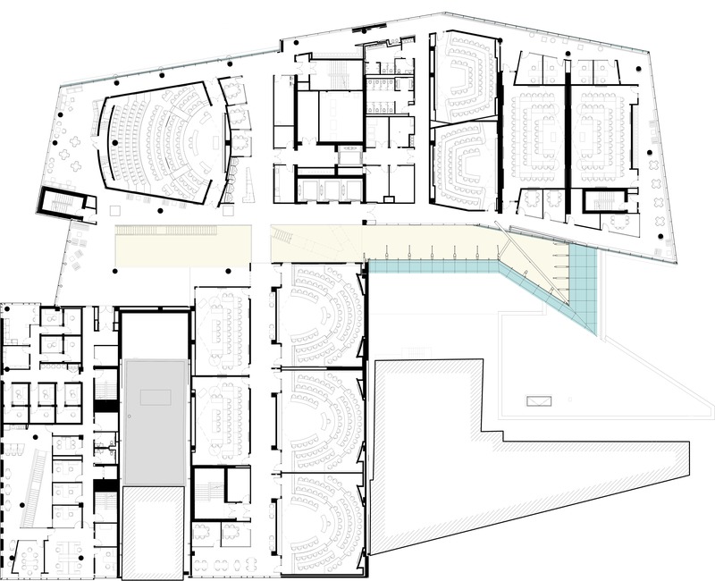Press kit | 952-25 - Press release | A New Downtown Building for HEC Montréal - Provencher_Roy - Institutional Architecture - Level 4 - Photo credit: Provencher_Roy