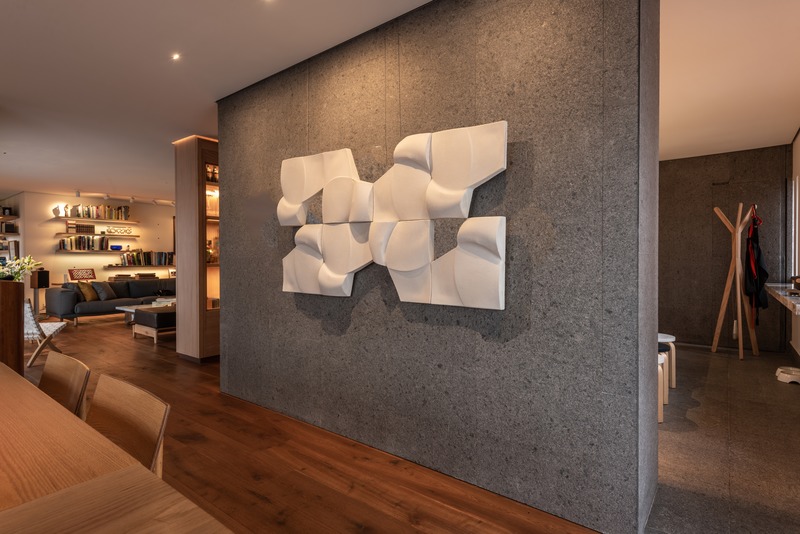Dossier de presse | 4176-03 - Communiqué de presse | ‘Antigua’ High-Rise Apartment in Mexico City - estereotomia - Architecture résidentielle - Dining room - Crédit photo : Jaime Navarro