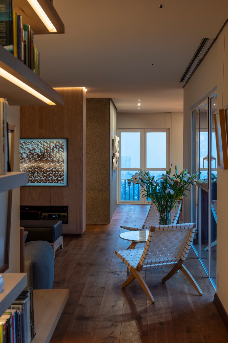 Dossier de presse | 4176-03 - Communiqué de presse | ‘Antigua’ High-Rise Apartment in Mexico City - estereotomia - Architecture résidentielle - Living Space - Crédit photo : Jaime Navarro