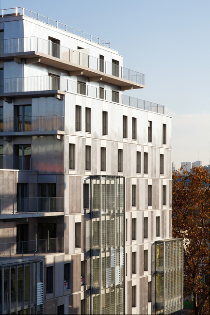 Dossier de presse | 1008-03 - Communiqué de presse | ZAC Claude Bernard - Dietmar Feichtinger Architectes - Architecture résidentielle - Crédit photo : David Boureau