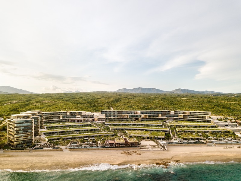 Dossier de presse | 3120-02 - Communiqué de presse | Solaz Los Cabos Hotel - Sordo Madaleno - Architecture commerciale - Aerial View - Crédit photo : © Sordo Madaleno Arquitectos, photo by Rafael Gamo