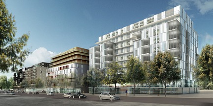 Dossier de presse | 1008-03 - Communiqué de presse | ZAC Claude Bernard - Dietmar Feichtinger Architectes - Architecture résidentielle - Crédit photo : Dietmar Feichtinger Architectes