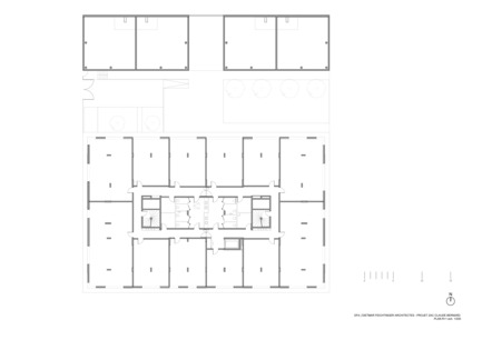 Dossier de presse | 1008-03 - Communiqué de presse | ZAC Claude Bernard - Dietmar Feichtinger Architectes - Architecture résidentielle - Crédit photo : Dietmar Feichtinger Architectes