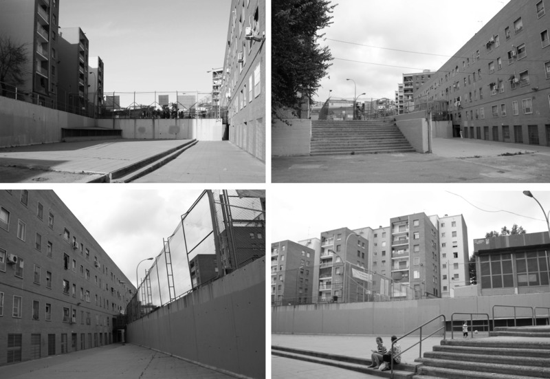 Dossier de presse | 4080-01 - Communiqué de presse | Turó de la Peira's Sports Center and layout of the interior urban block - Arquitectura Anna Noguera - Architecture institutionnelle - Turó de la Peira: Urban environment prior to the intervention - Crédit photo : Architecture Anna Noguera