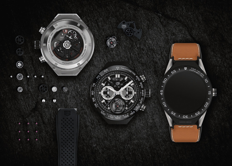 Press kit | 1696-25 - Press release | Jean-Claude Biver wins Red Dot: Personality Prize for revitalising the watchmaking industry - Red Dot Design Award - Competition - TAG Heuer Connected Modular 45 Luxury Kit - Photo credit: Red Dot<br style="">