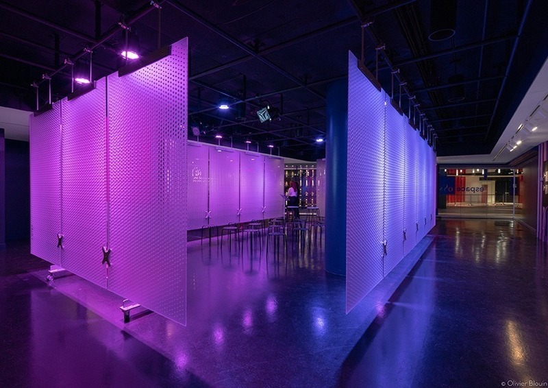 Dossier de presse | 673-22 - Communiqué de presse | Et les lauréats sont ! GRANDS PRIX DU DESIGN 13e édition - Agence PID - Concours -  <p style="">Prix spécial multidisciplinarité	</p><p style=""><br>Espace OSM	<br>Design par Judith Portier	</p>  - Crédit photo : Olivier Blouin