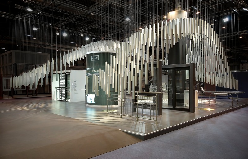 Dossier de presse | 4151-01 - Communiqué de presse | Complexité éphémère : pavillon d’exposition Alumafel - Pedro García Martínez. Architecte - Évènement + Exposition - Crédit photo : María Llorens<br>