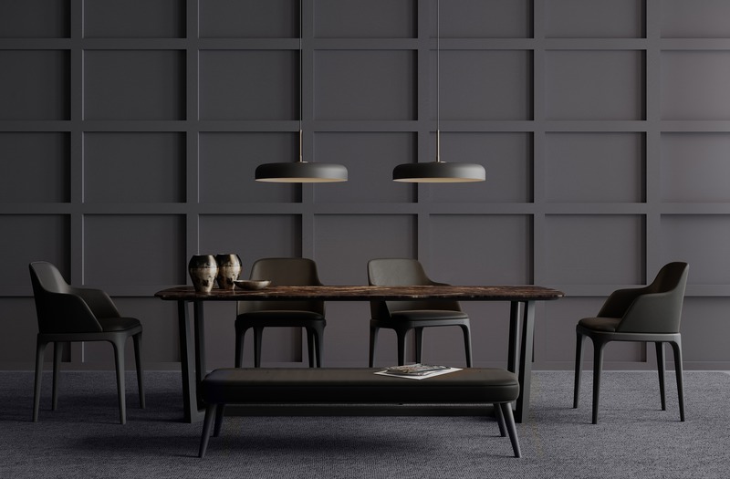 Press kit | 2179-02 - Press release | Luxurious Handcrafted Lighting at its Finest - Atelier Anaka - Lighting Design - Steven 24" Dome Lifestyle - Photo credit: Daniel Anaka