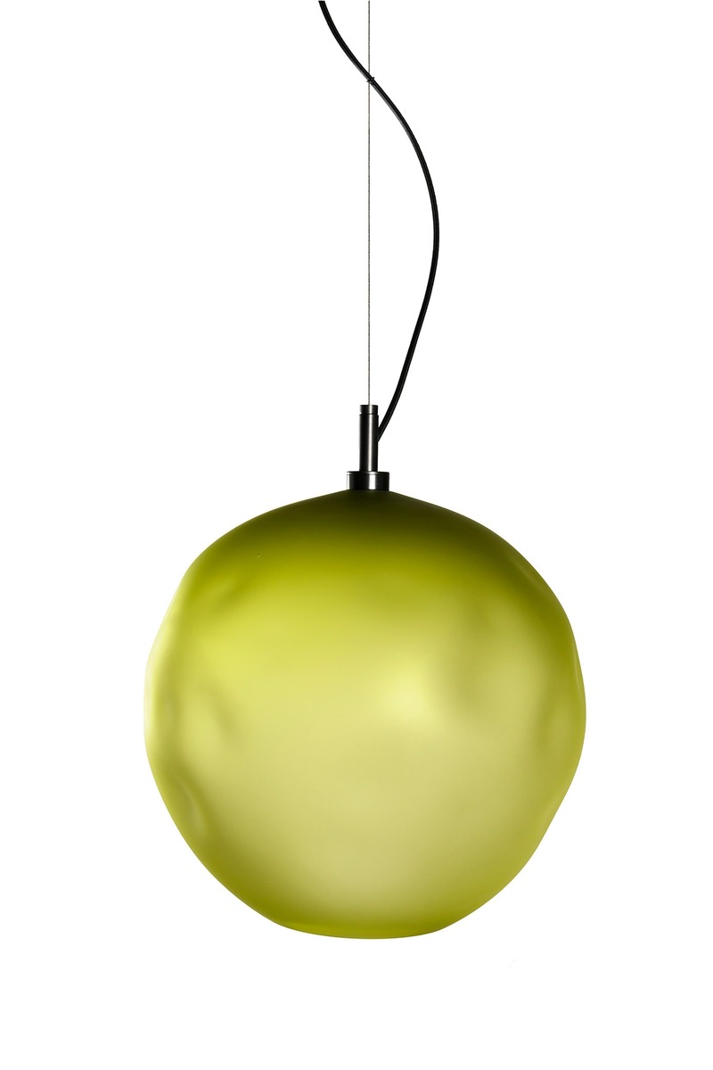 Press kit | 2179-02 - Press release | Luxurious Handcrafted Lighting at its Finest - Atelier Anaka - Lighting Design - Katie 18" Olive Pendant - Photo credit: Daniel Anaka 