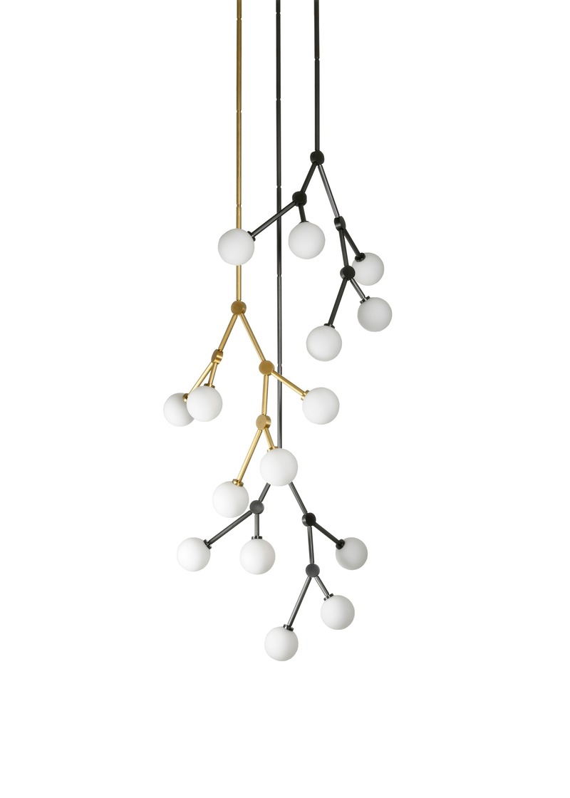 Press kit | 2179-02 - Press release | Luxurious Handcrafted Lighting at its Finest - Atelier Anaka - Lighting Design - Victoria.15 Vertical Chandelier  - Photo credit: Daniel Anaka