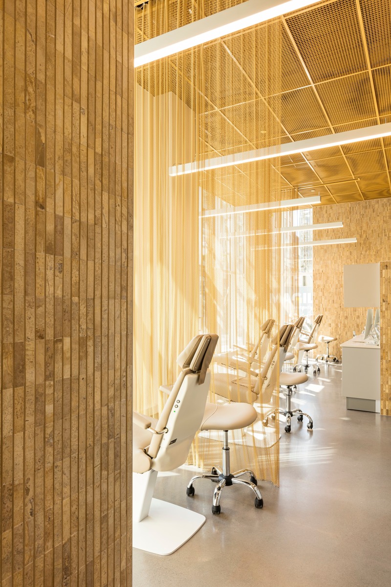 Dossier de presse | 3252-02 - Communiqué de presse | Go Orthodontistes Downtown Flagship - Natasha Thorpe Design - Design d’intérieur commercial - Crédit photo : Maxime Brouillet