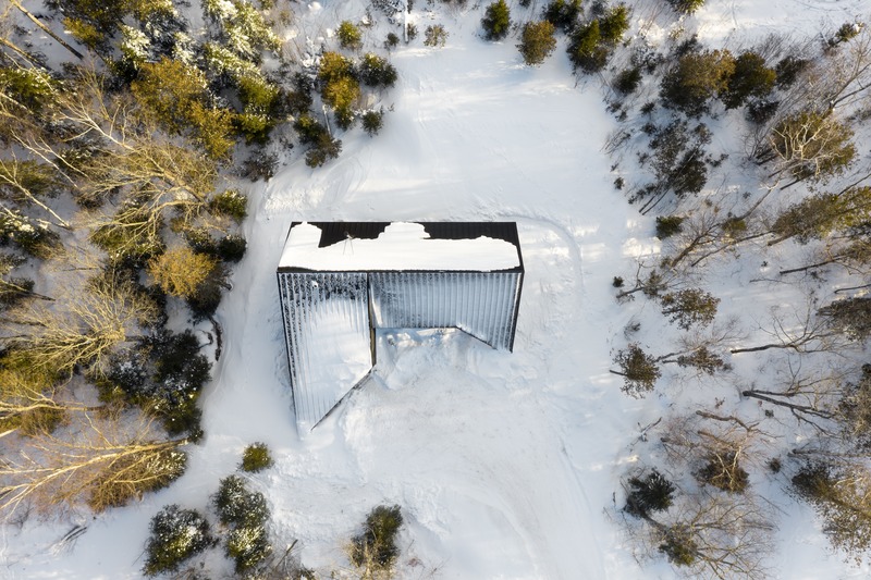 Dossier de presse | 1527-12 - Communiqué de presse | Cabine A - Bourgeois / Lechasseur architectes - Architecture résidentielle - Crédit photo : Maxime Brouillet