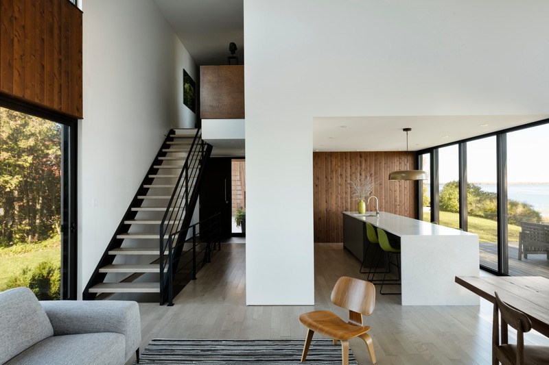 Dossier de presse | 2367-01 - Communiqué de presse | Résidence St-Ignace - Nathalie Thibodeau architecte - Architecture résidentielle - Crédit photo : Maxime Brouillet