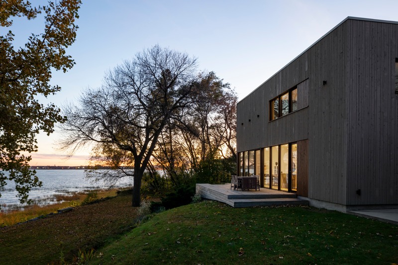 Dossier de presse | 2367-01 - Communiqué de presse | Résidence St-Ignace - Nathalie Thibodeau architecte - Architecture résidentielle - Crédit photo : Maxime Brouillet