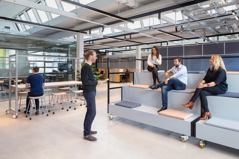 Dossier de presse | 4695-01 - Communiqué de presse | Sustainable transformed office The Core wins two Frame Awards - Large Office of the Year - CBRE Netherlands - Design d’intérieur commercial - Client Lab - A flexible space that facilitates cocreation with clients and in various possible settings. - Crédit photo : Stijnstijl Photography