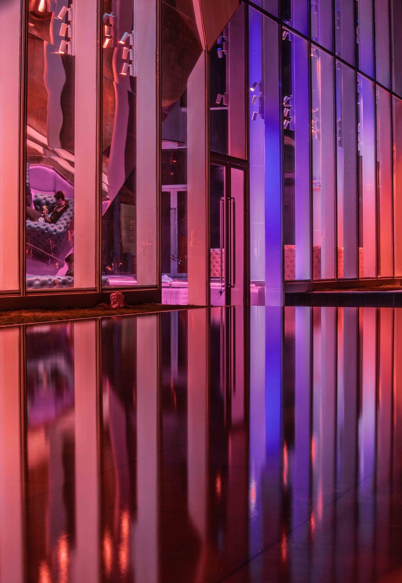 Press kit | 4698-01 - Press release | Heze Guangzhou Road No.1 - Beijing Puri Lighting Design Co.,LTD. - Lighting Design - <font style="vertical-align: inherit;"><font style="vertical-align: inherit;"> Side Entrance </font></font> - Photo credit:   Ligang Huang  