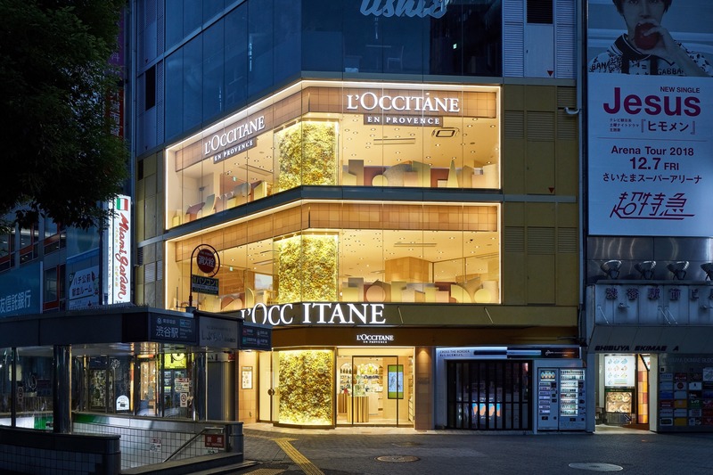 Press kit | 4703-01 - Press release | L'OCCITANE Shibuya - AtMa inc. - Commercial Interior Design - Photo credit: Shigenori Ishikawa