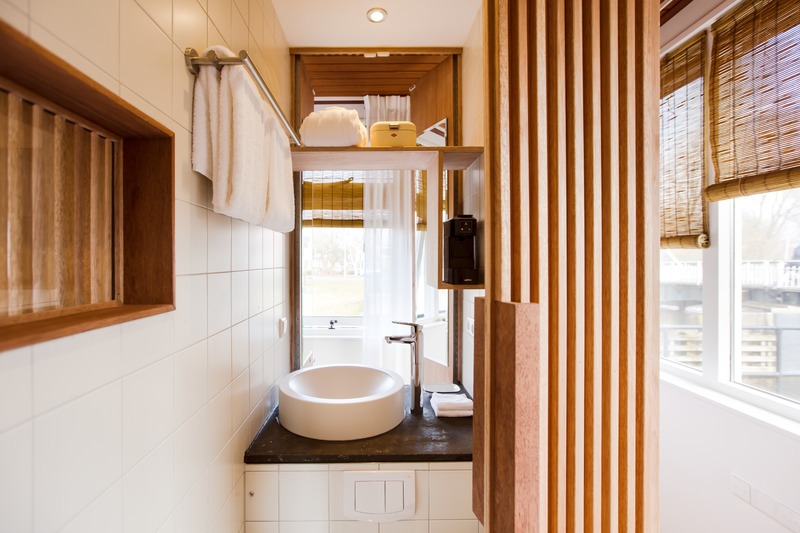 Press kit | 4710-01 - Press release | SWEETS hotel transforms Amsterdam’s former bridge houses into independent hotel rooms - SWEETS hotel - Commercial Interior Design - SWEETS hotel - 103. Buiksloterdraaibrug - Photo credit: SWEETS hotel/Mirjam Bleeker