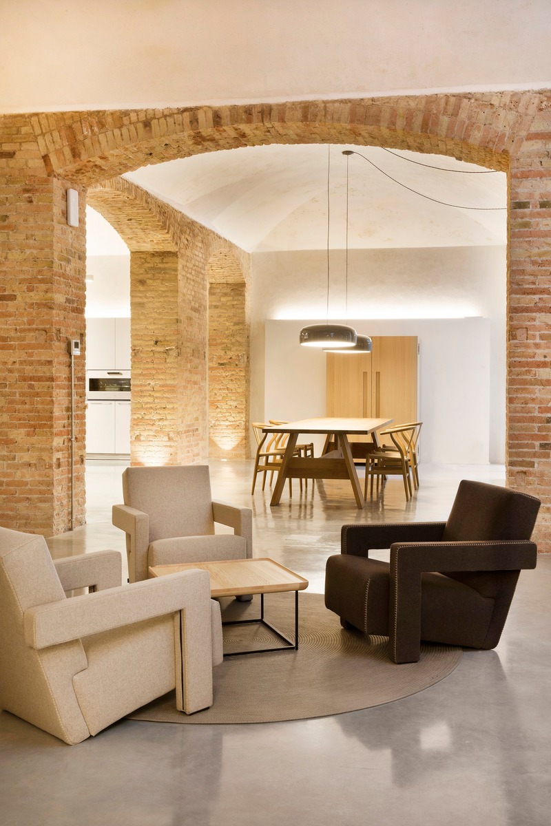 Press kit | 4480-01 - Press release | Casa Burés, Barcelona - Estudio Vilablanch + TDB Arquitectura - Residential Interior Design - Casa Burés, Barcelona - Common Areas (basement) - Photo credit: Photographer: Jordi Folch