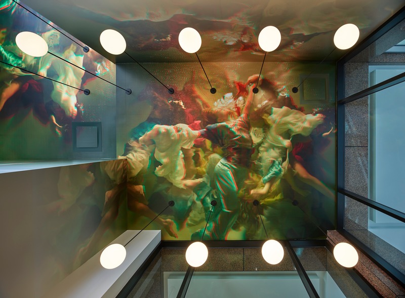 Dossier de presse | 4369-02 - Communiqué de presse | Stereoscope - Wick Architecture and Design - Design d’intérieur commercial - Stereoscope Ceiling - Crédit photo : Benny Chan