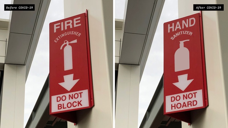 Press kit | 1456-10 - Press release | Street Signs For A Socially Distant Era - CannonDesign - Graphic Design - Photo credit: Dylan Coonrad, Creative Director of CannonDesign