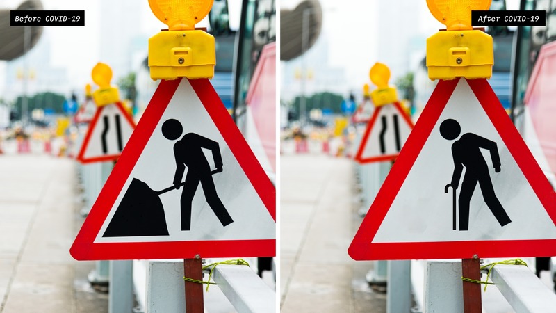 Press kit | 1456-10 - Press release | Street Signs For A Socially Distant Era - CannonDesign - Graphic Design - Photo credit: Dylan Coonrad, Creative Director of CannonDesign