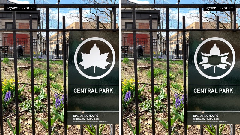 Press kit | 1456-10 - Press release | Street Signs For A Socially Distant Era - CannonDesign - Graphic Design - Photo credit: Dylan Coonrad, Creative Director of CannonDesign