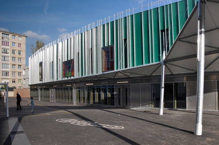 Dossier de presse | 1012-01 - Communiqué de presse | Groupe scolaire Lamoricière - archi5 - Design d’intérieur institutionnel - Crédit photo : Fabien Terreaux