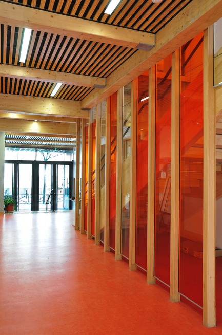 Dossier de presse | 1012-01 - Communiqué de presse | Groupe scolaire Lamoricière - archi5 - Design d’intérieur institutionnel - Crédit photo : Fabien Terreaux