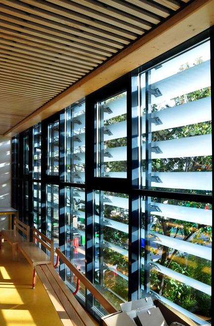 Dossier de presse | 1012-01 - Communiqué de presse | Groupe scolaire Lamoricière - archi5 - Design d’intérieur institutionnel - Crédit photo : Fabien Terreaux
