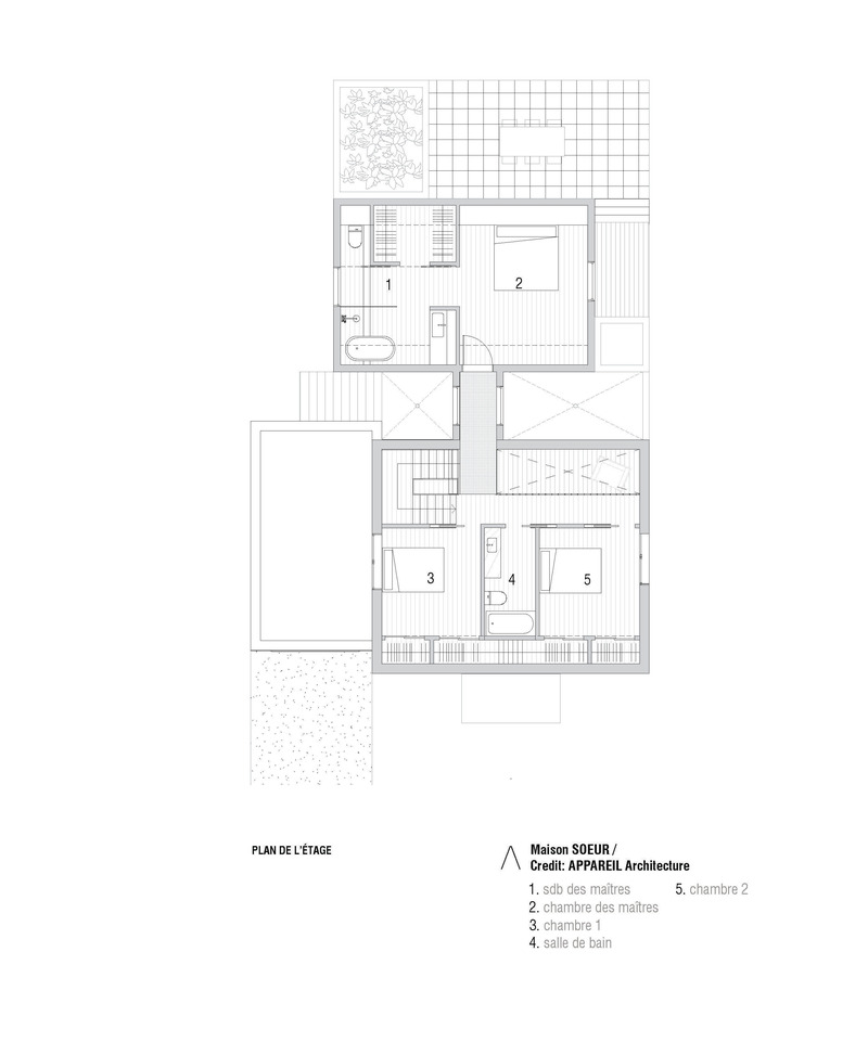 Press kit | 1075-06 - Press release | Maison Soeur - APPAREIL Architecture - Residential Architecture - Photo credit: APPAREIL Architecture