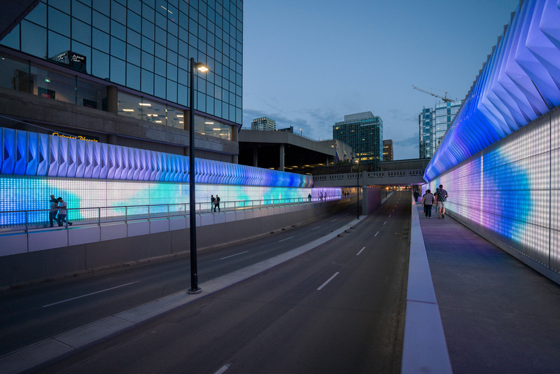 Dossier de presse | 1020-09 - Communiqué de presse | L’IRAC annonce le lauréat du Prix du cabinet d’architectes de l’année 2020 - L'Institut royal d'architecture du Canada - Concours - <p>Fourth Street Underpass Enhancement, Calgary, AB, 2019</p><p>Client: The City of Calgary</p> - Crédit photo : Bruce Edward Statham/yellowcamera