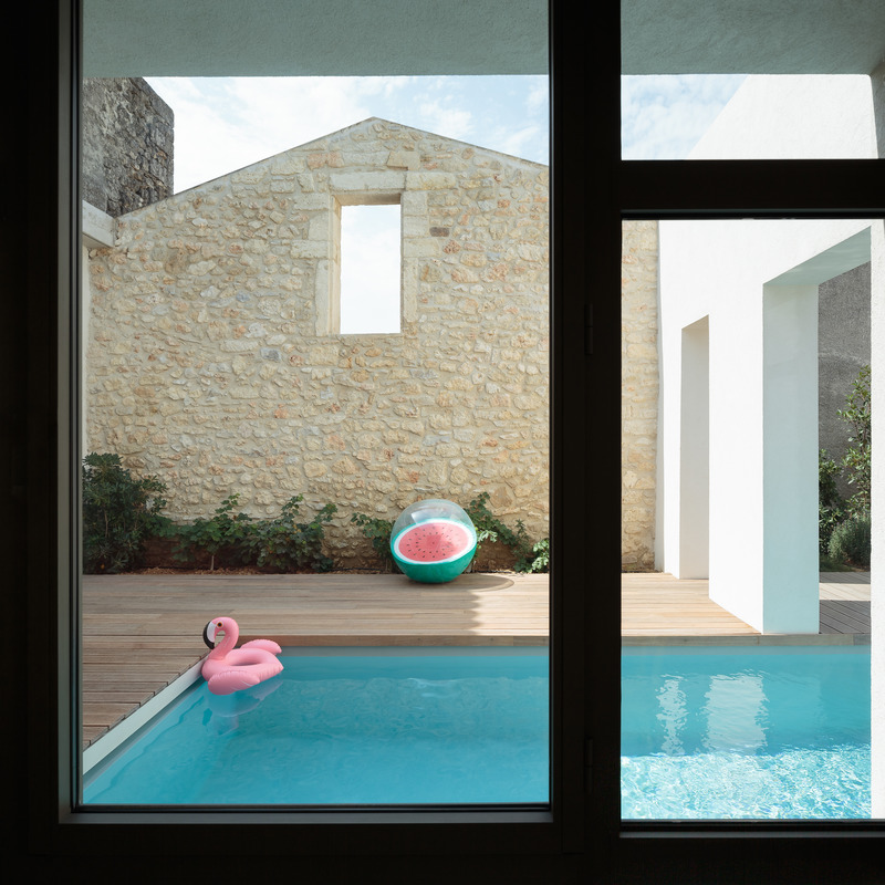 Press kit | 2926-02 - Press release | TRA house in a city center - (ma!ca) architecture - Residential Architecture - framing view<br> - Photo credit: Julien Kerdraon