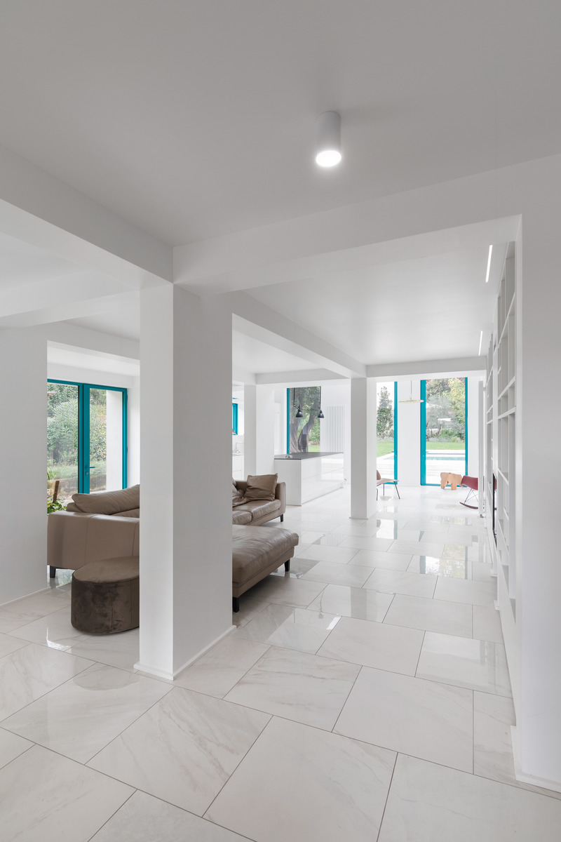 Press kit | 2926-04 - Press release | MON house & brick extension - (ma!ca) architecture - Residential Architecture - regular structural frame<br> - Photo credit: Ivan Mathie